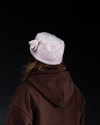 Pink Tassel Beanie