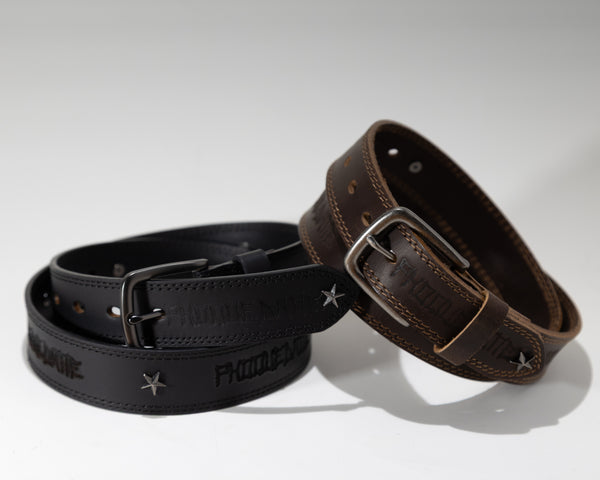 PD Star Leather Belt