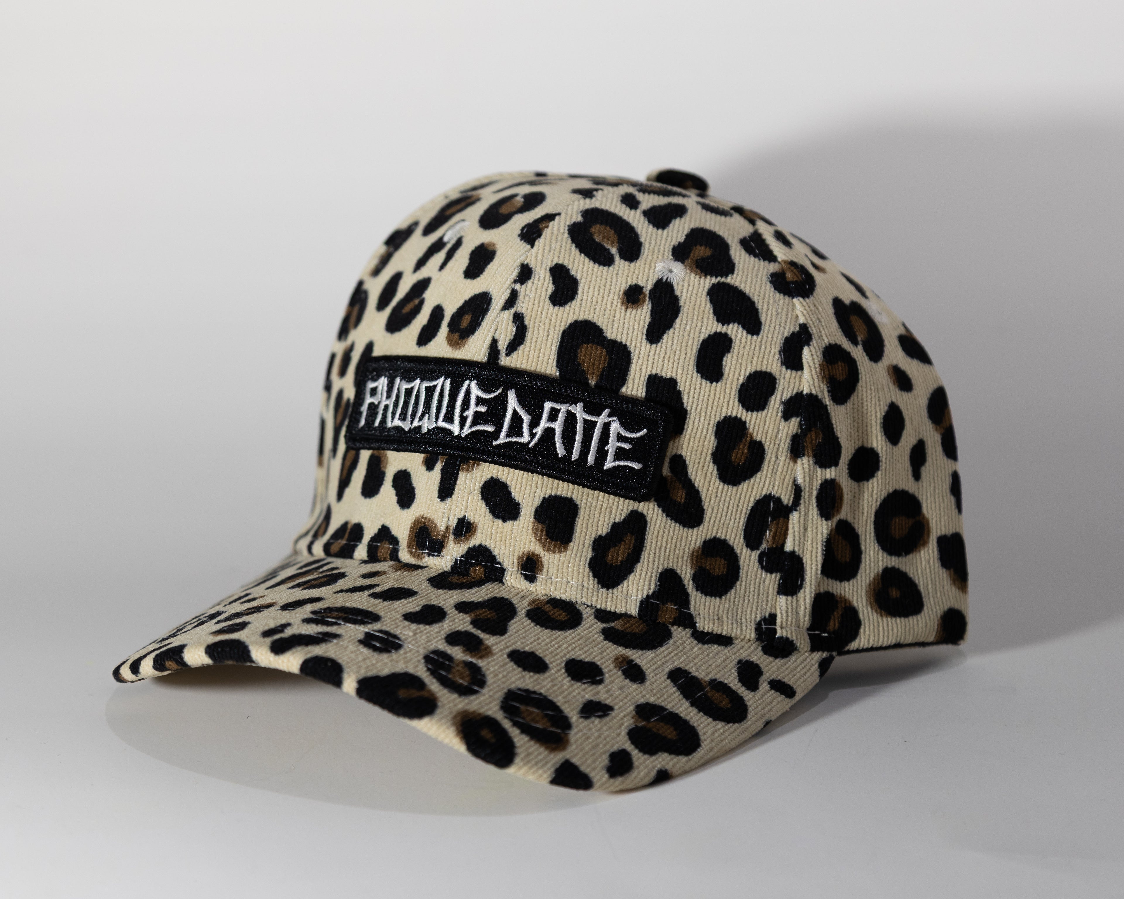 Corduroy Cheetah Cap